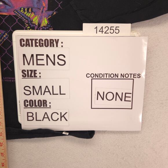 Swixxz Crew Neck Graphic Long Sleeve T Shirt Adult Mens Size Small S Black - Picture 8 of 9